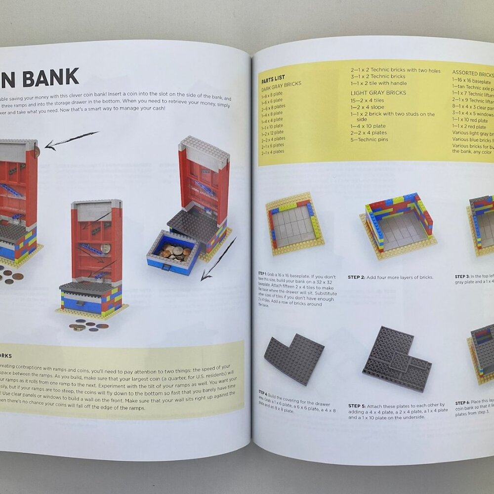 LEGO Genius Inventions Paperback Book | STEM LEGO Building Guide - Picture 2 of 4